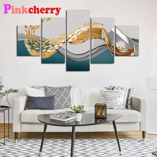 5 piece Wine Glass Golden Fish Diamond Painting Full square Drill diamond mosaic Cross Stitch picture Of Rhinestones Embroidery