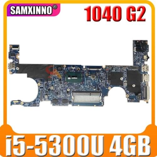 798519-601 For HP EliteBook 1040 G2 Laptop Motherboard 798519-501 With SR23X i5-5300u CPU 4GB RAM 100% Tested Fast Ship
