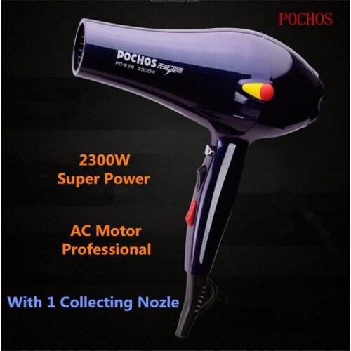 Free Shipping High Quality Solon Hair Dryer Professional AC Motor 2300W Big Power Hair Blower Styling Tools