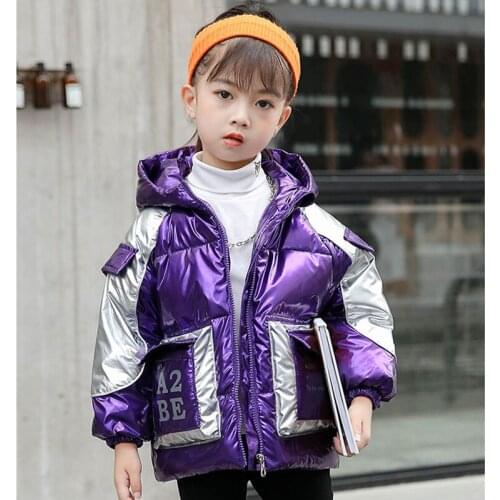 Children boys cotton winter clothes down padded clothes winter Plush thickened cotton padded jacket cotton padded thickened
