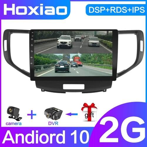 For Honda Accord 8 2008 2009 2010 2012 Android 10 car radio player GPS RDS IPS DSP 9 inch video car multimedia