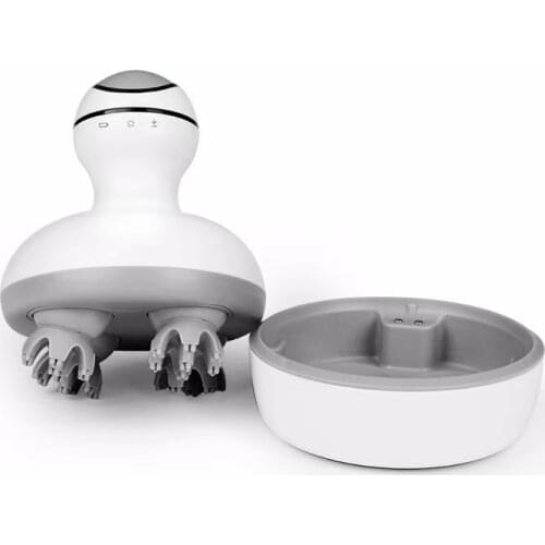 Electric 3D Head Massager Health Care Body Massagem Massageador for Head Timing Control Four Silicone Claws Washing Hair