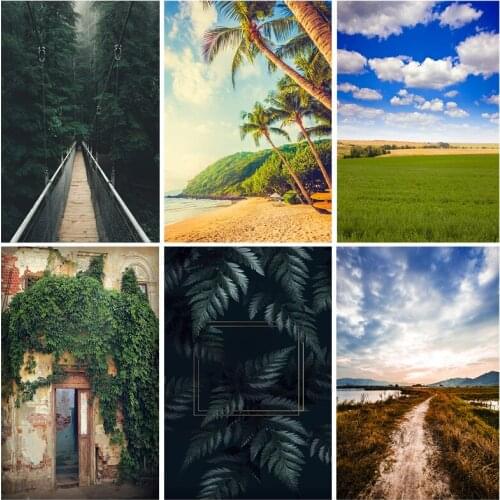 Natural Scenery Photography Backdrops Props Spring Landscape Vinyl Background for Photo Studio Props 21806OUB-02