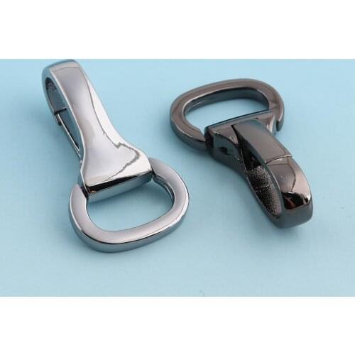 Gunmetal Swivel Clasp 20mm Lanyard Key chains Snap Hook Purse Strap Buckles Metal Lobster Rings