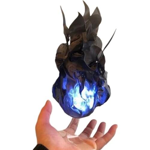 Floating Fireball Hand Holding Fireball Halloween Floating Magic Fireball Party Props Magic Role Playing Multi-color Optional