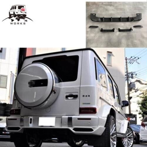 After 2019 year G CLASS W464 G63 topc style pp material rear diffuser fit for G wagon W463A G63 rear bumper