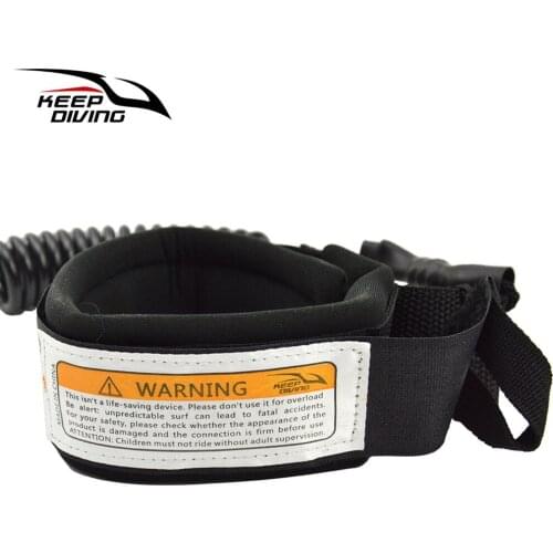 Surfing Board Surfing Ankle Leash Surfing Elastic Coiled Stand UP Paddle Board Leg Rope Surfboard Ankle Safety Leash Product