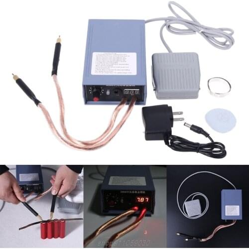 5000W Battery Spot Welder Kit Welding Tools Portable Adjustabl Spot welding Machine 0.2MM Nickel strip 18650 J28 21 Dropship