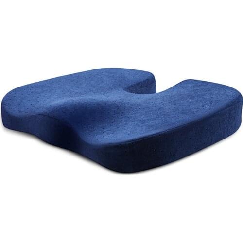U Shapde Orthopedics Pillow Chair Seat Cushion Memory Foam Beautiful Buttocks Protection Tailbone Anti-decubitus Sitting Pad