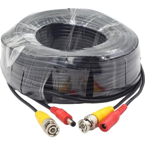 BNC Video and DC Power Extension Cable/lead with Connector for Surveillance Cameras /CCTV Security Camera Connector 30m