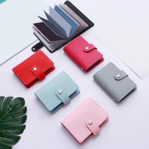 High Quality Korea Solid Color Card Package Slim Cute Multi Bus Package Bank Card Set Stationery Office Supplies For Students