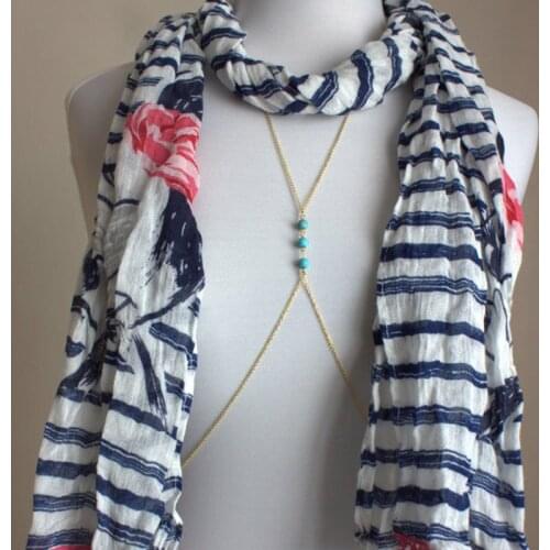 Stunning Sexy Body Belly Waist Women Lady Tassel Choker Necklace bead present Chain Necklace Party Decor bijoux corps sexy