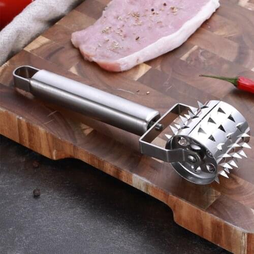 1Pcs Stainless Steel Useful Loose Meat Tenderizers Meat Hammer for Steak knock-sided for Steak Pork Pounders Kitchen Tools 2020
