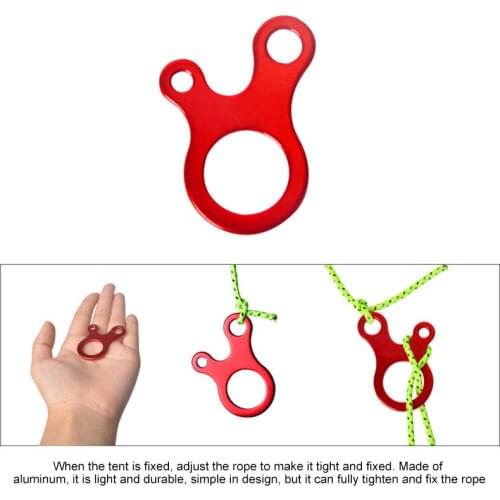 10PCS Knot Buckles Climbing Tent Accessories Rope Buckle 3 Hole Anti-Slip Shelter Shade Canopy Tightening Hook Wind Rope Buckles