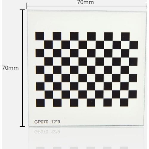 12x9 Optical Float Glass Visual Optics Correction Board Alumina Checkboard Calibration Target Plate Diffuse Reflect Opacity Grid