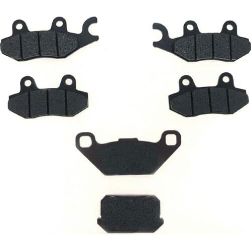 3 Pairs Semi metallic Front Rear Brake Pad For KAZUMA STELS 500GT 500CC ATV UTV Shinear