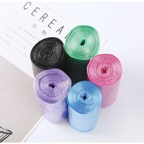 50 Pcs Garbage Bag Trash Can Compost Bucket Sorting Zero Waste Table Wastebasket Kitchen Diaper Car Recycle Bin Dispenser Clear