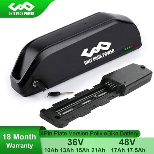 36Volt Polly E-Bike Battery 36V 21Ah 17Ah 15Ah 13Ah 10Ah Samsung/LG Cell Batteries for Bafang TSDZ2 500W 350W 250W Bicycle Motor