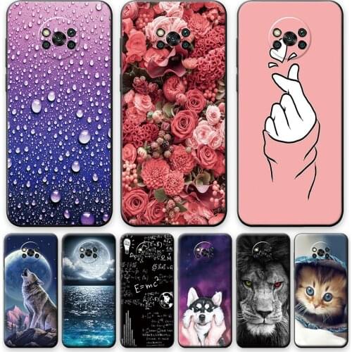 For Xiaomi Poco X3 NFC Case Cover For Xiaomi Poco X3 NFC 6.67 inch Silicone Phone Case Poco X3 NFC Soft TPU Protective Bumper