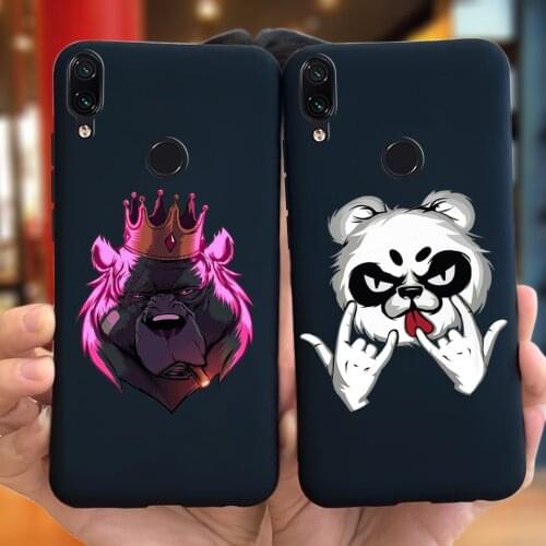 Black Silicone Case For Xiaomi Redmi Note 7 Case Redmi 7 7A Cover Shockproof Soft Back Phone Covers For Redmi Note7 7 A Pro 7a
