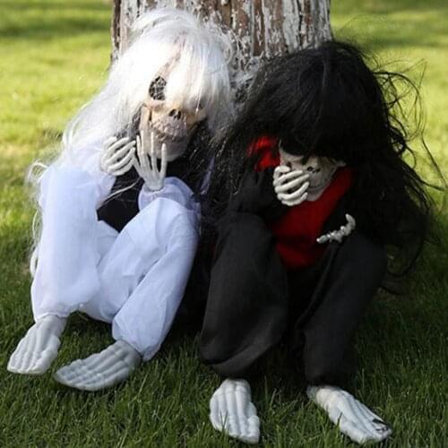 Halloween Decoration Props Voice Control Crying Ghost Scary Ghost Baby Ornaments Halloween Decor Horror Props Party DIY Decor