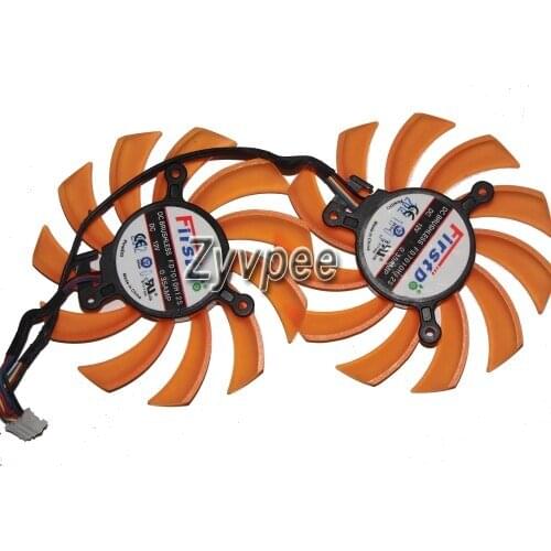 FD7010H12S 12V 0.35A 4 Wires 4Pin GTX650Ti Boost-2GD5 Video Card Twins Fan
