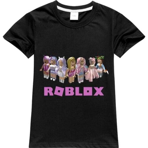 Toddler Summer Boys Cartoon cosplay roblox t-shirt 3D Printed Girls Streetwear Children Kids Clothes Baby Funny O-Neck Tshirt