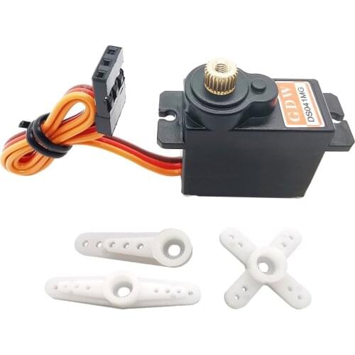 GDW DS041MG 5KG Mini Metal Gear Analog Servo For Rc Hobbies Car Boat Helicopter Airplane Rc Robot Spare Part