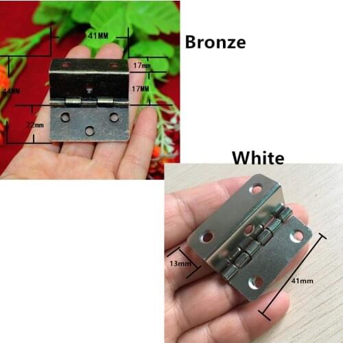 Chinese Cabinet Door Luggage Hinge,Double Hinge Decor,Furniture Decoration,Antique Vintage Old Furniture Hardware,12Pcs