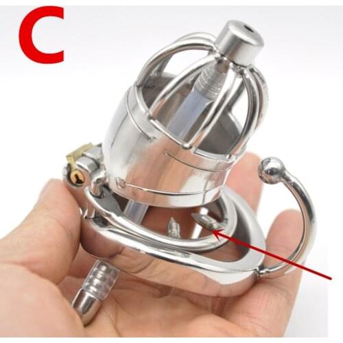 Gay Men Cb600s Male Chastity Cage Stainless Steel Cock Cages Chastity Devices with Soft Catheter Penis Lock Bondage Sex Toy G224