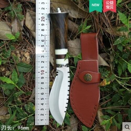 Men equipment High Hardness Tactics Knife Outdoor Hunting Combat Camping Knifes Fixed Blade Knives Survival Knife Rescue Tools