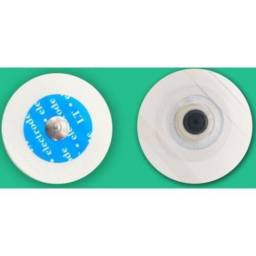 100pcs / 50pcs / lot Disposable Conductive Electrode Pads with Tab4.0 snaps 45MM for child boy and girl free shipping
