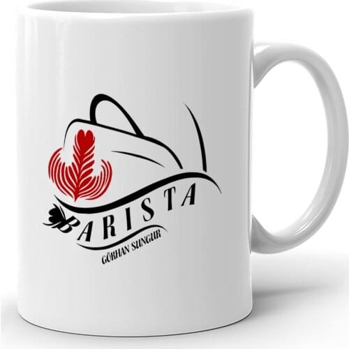 Personalized Professional Barista Design White Mug Cup-1