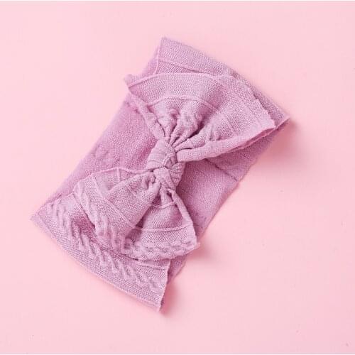 1pc baby Bow Nylon Headband Soft Elastic Bowknot Headband for baby Girls Toddler Hair Accessories Headwear Turban