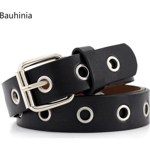 2020 Men women All-match belt Genuine Leather New Punk style fashion Pin Buckle jeans Decorative Belt Chain luxury brand belts