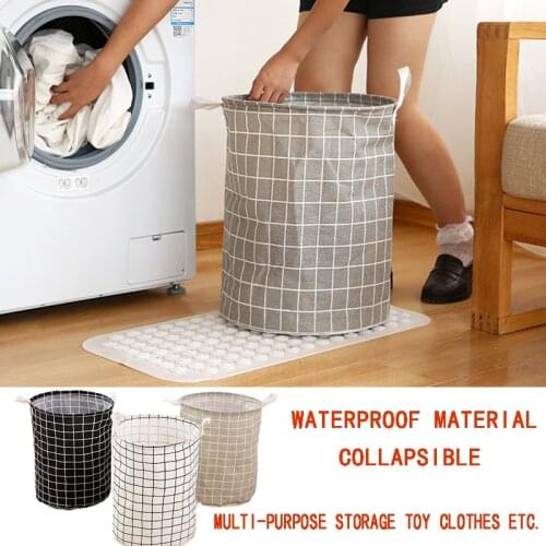 Northern Europe Waterproof Laundry Hamper Clothes Storage Basket Home decoration storage barrel kids toy organizer basket panier