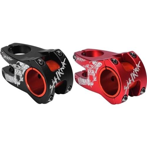 New SHIKRA MTB Aluminum Alloy Bike Bicycle Stems 50MM Fixed Short Handle Bar Stem Riser Road Bike Part Handlebar Stem