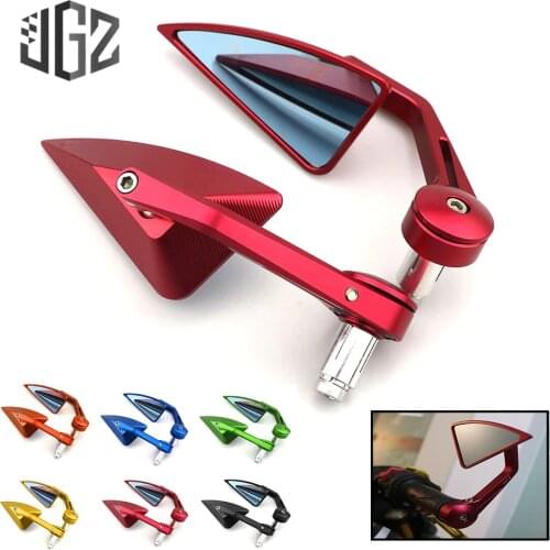 Universal CNC Aluminum Motorcycle 22mm Handlebar Bar End Side Rear View Mirrors for Honda Kawasaki Yamaha KTM Ducati Accessories