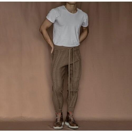 ZJASXMS Men's Knitted Trousers
