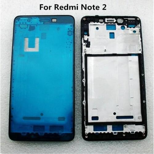 1pcs Front Frame Bezel Housing For Xiaomi Redmi Note 2 LCD Screen Holder Frame Replacement Parts
