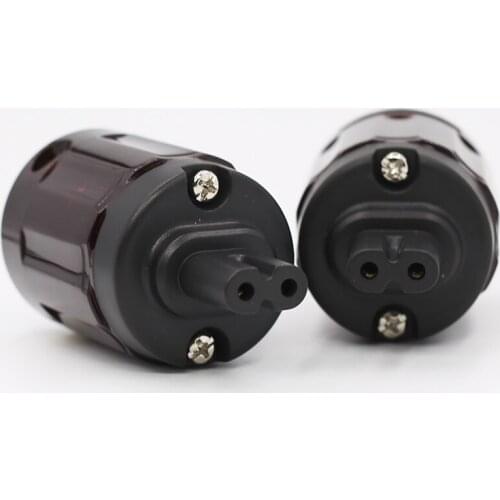 Hifi C-079 Figure 8 IEC C7 Plug Audio Power Cable IEC Female Electrical Plug Socket adapter connector