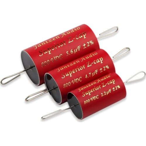 2pcs 1.0uF-5.6uF 800V Amplifiers Speaker Frequency Divider Crossover Non-Polarity Capacitor