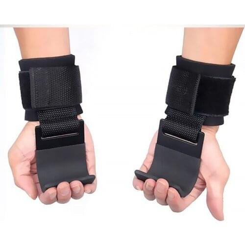 2020 Weight Lifting-Hook Hand-Bar Wrist Straps Glove Weightlifting Strength Training Gym Fitness Hook Weight Lifting Gloves