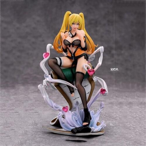 2021 New Scheduled Style 30CM Anime Figure Naru Uzumaki Seduction Technique Action Figure GK Limited Statue Figure