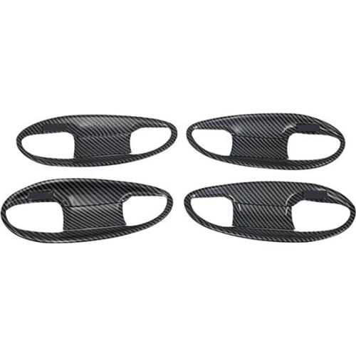 For MG 5 MG5 2020 2021 Car Door Handle Bowl Cover Trim Decoration ABS Sticker Molding Accessories, 4PCS