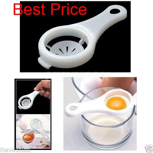 4000Pcs/Lot Kitchen Egg White Yolk Separator Holder Divider Seperater Tool Utensil Strainer