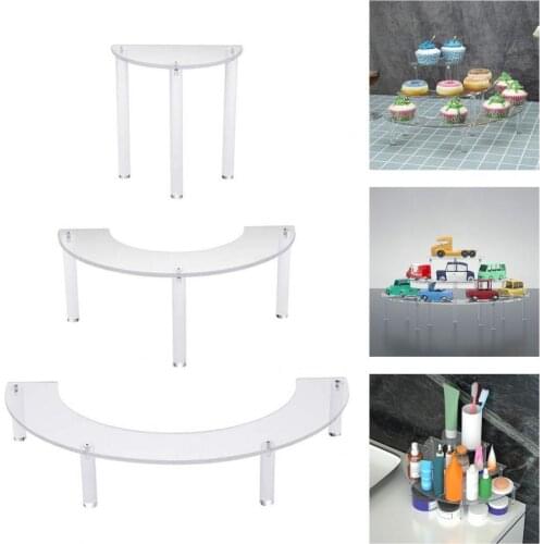 50% Dropshipping!!1 Set Display Stand Transparent 3 Layers Acrylic Removable Cake Display Stand Supplies for Home