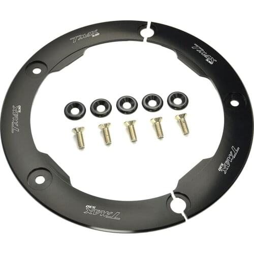 BJMOTO Motorcycle Accessories T-max 530 CNC Transmission Belt Pulley Cover For Yamaha TMAX530 t max 530 2012-2015 Motorbikes