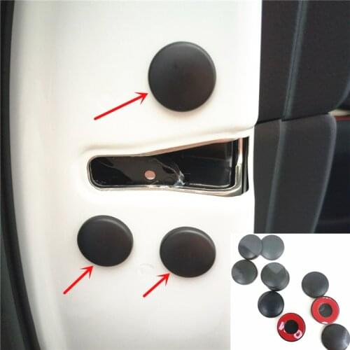 Car Door Lock Screw Protector Cover For Nissan Qashqai J11 T31 T32 X-trail Juke Murano Versa Sunny Sentra Teana Altima