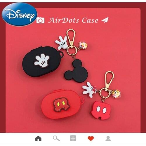 Disney Earphone Case Cover For Xiaomi Redmi Airdots Cartoon Silicone Wireless Bluetooth Headphone Case For Redmi Airdots 3